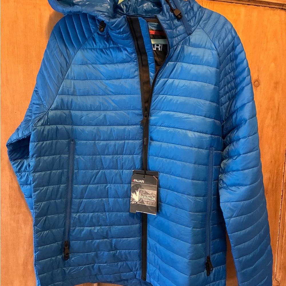 NWT Men’s Pajar Walcott Atlantic Blue Puffer Jacket Size Large